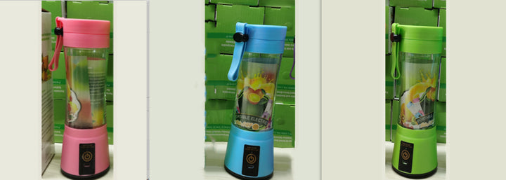 USB Blender for Smoothies - Rechargeable 6-Blade 380ml!