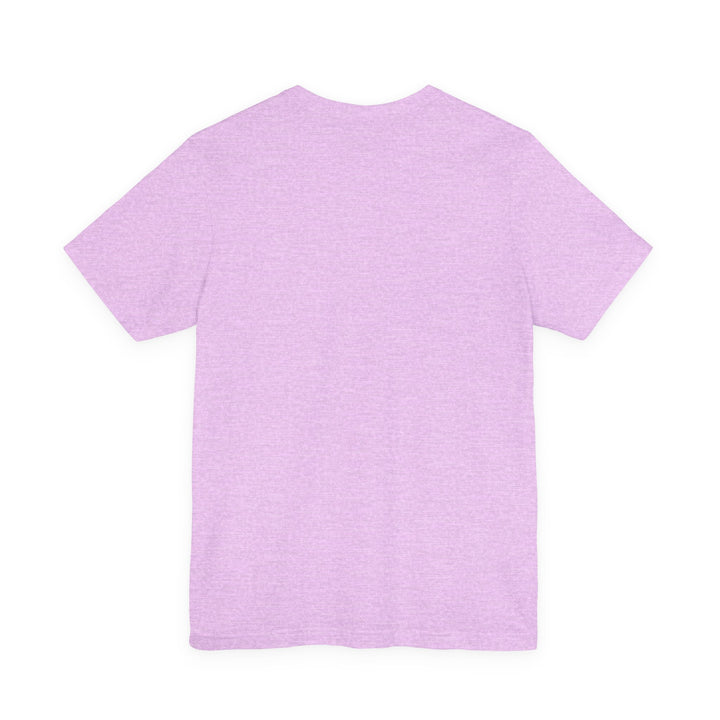 Purple t-shirt on a white background