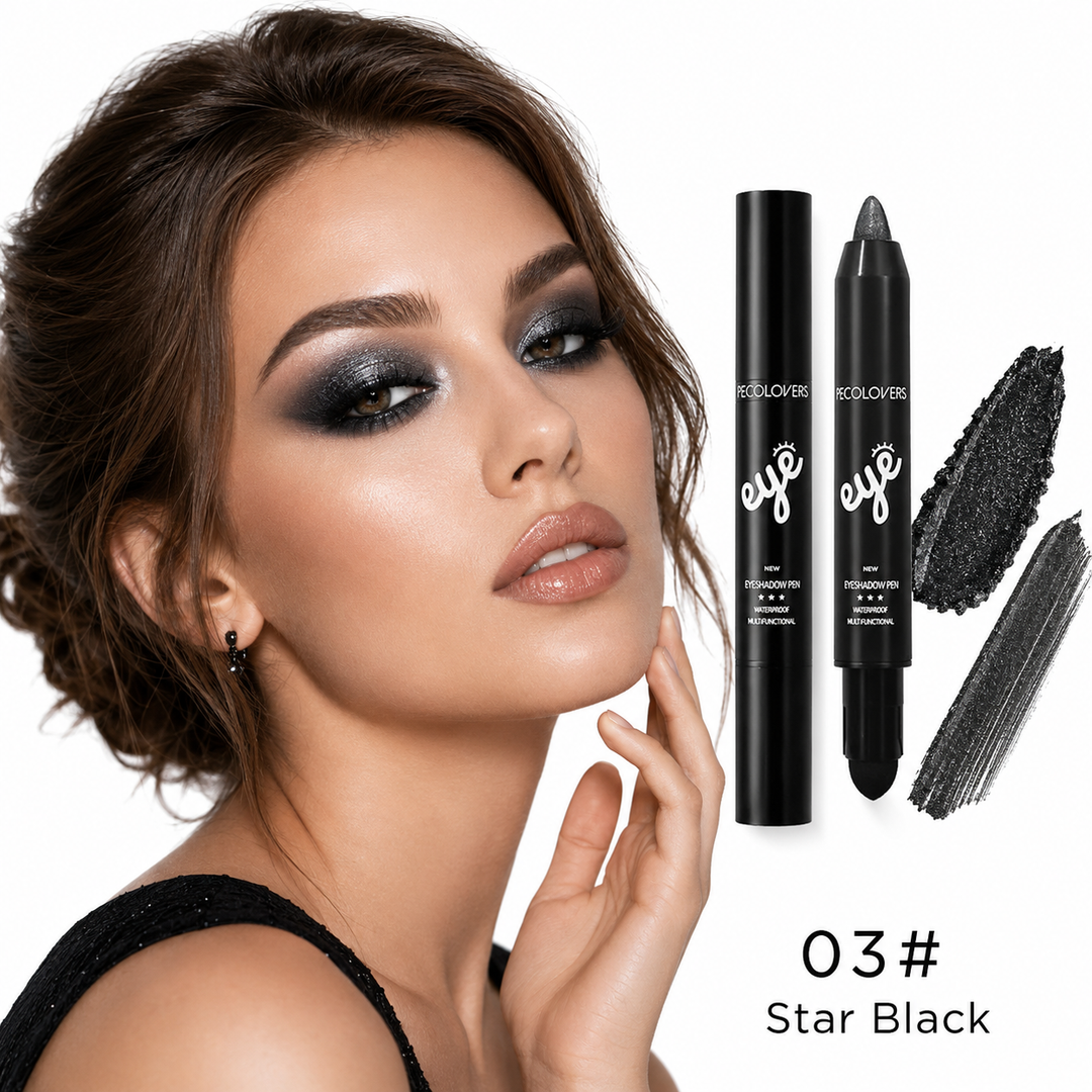 Glitter liquid eyeshadow for sparkling eye makeup, metallic shine and bold evening looks