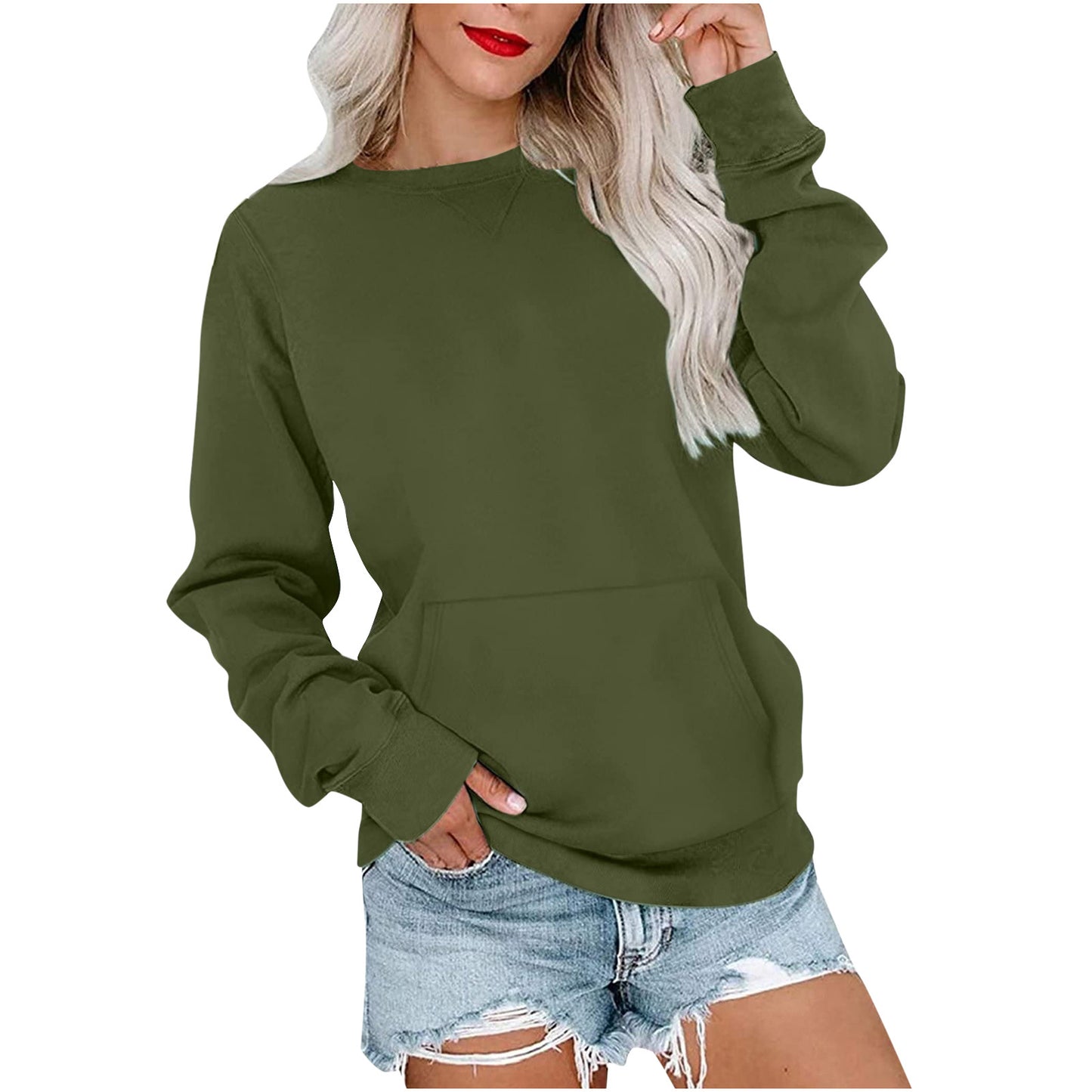Women's Loose Long Sleeve Sweater – Cozy & Loose Fit