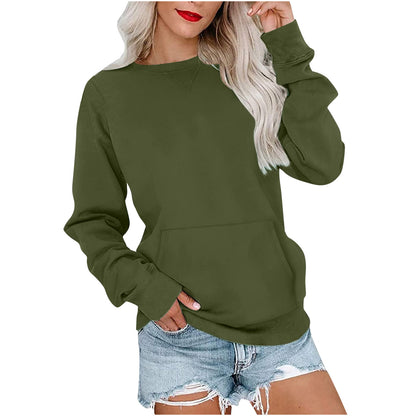 Women's Loose Long Sleeve Sweater – Cozy & Loose Fit