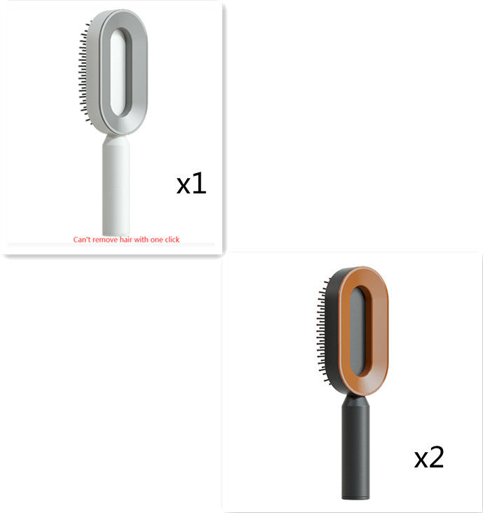 Self Cleaning Hair Brush – Detangle & Shine