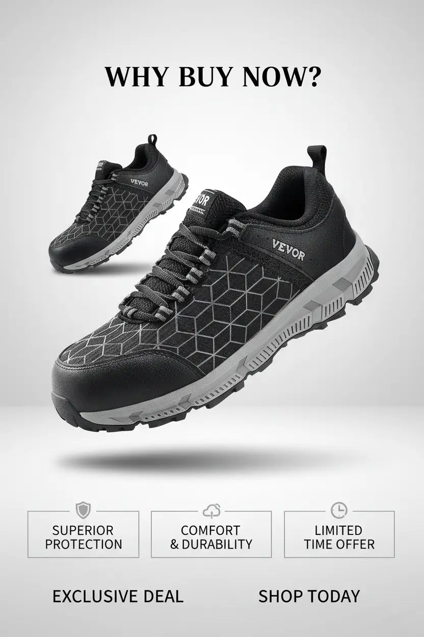 breathable work sneakers men athletic safety shoe design