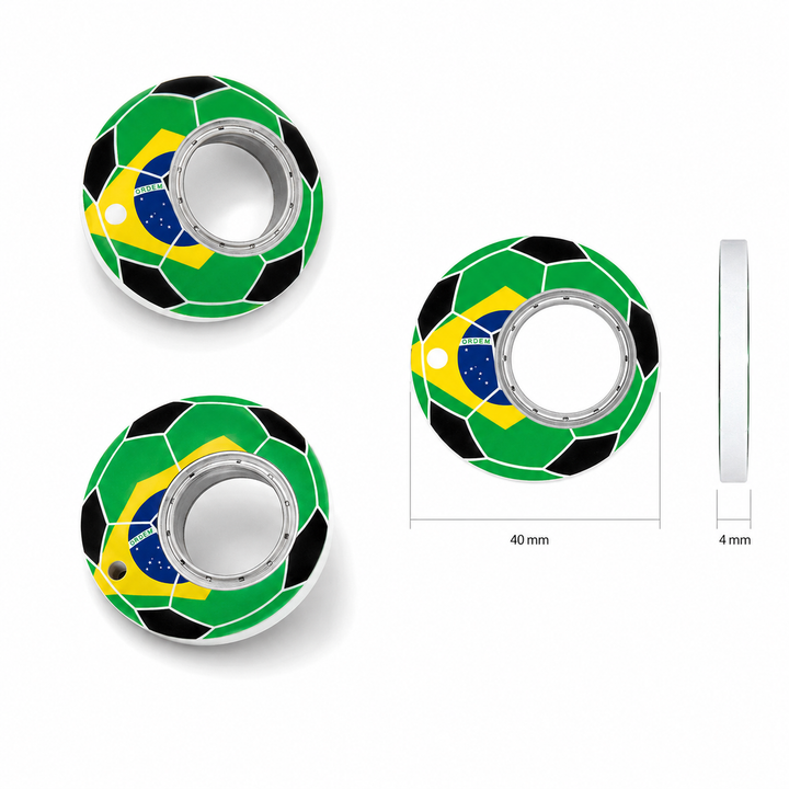 Fidget Spinner Keychain Football Stress Relief Toy 2026