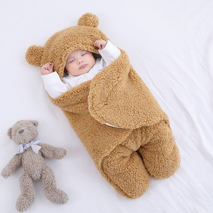 Baby Sleeping Bag Newborn Winter Warm Cotton Swaddle