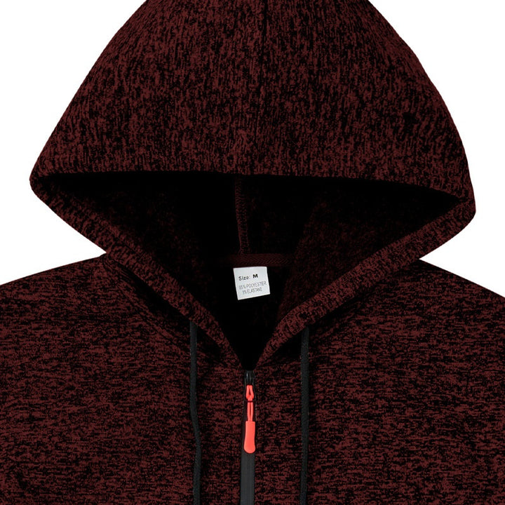 Schwerer Fleece-Cargo-Pullover – Warmer Vintage-Sportstil