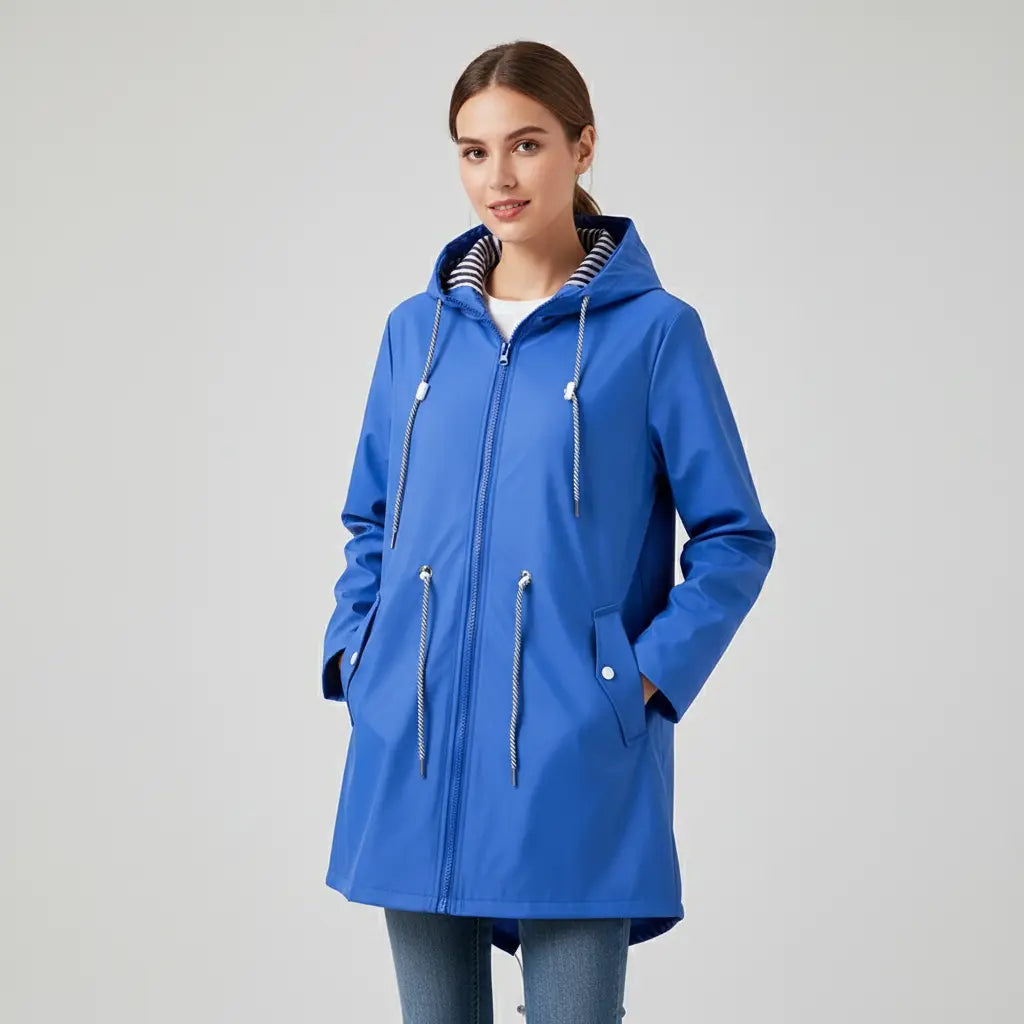 Women's Lightweight Hooded Windbreaker Jacket – Waterproof