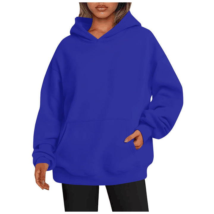 Oversized Women Hoodie With Pockets Casual Pullover Style