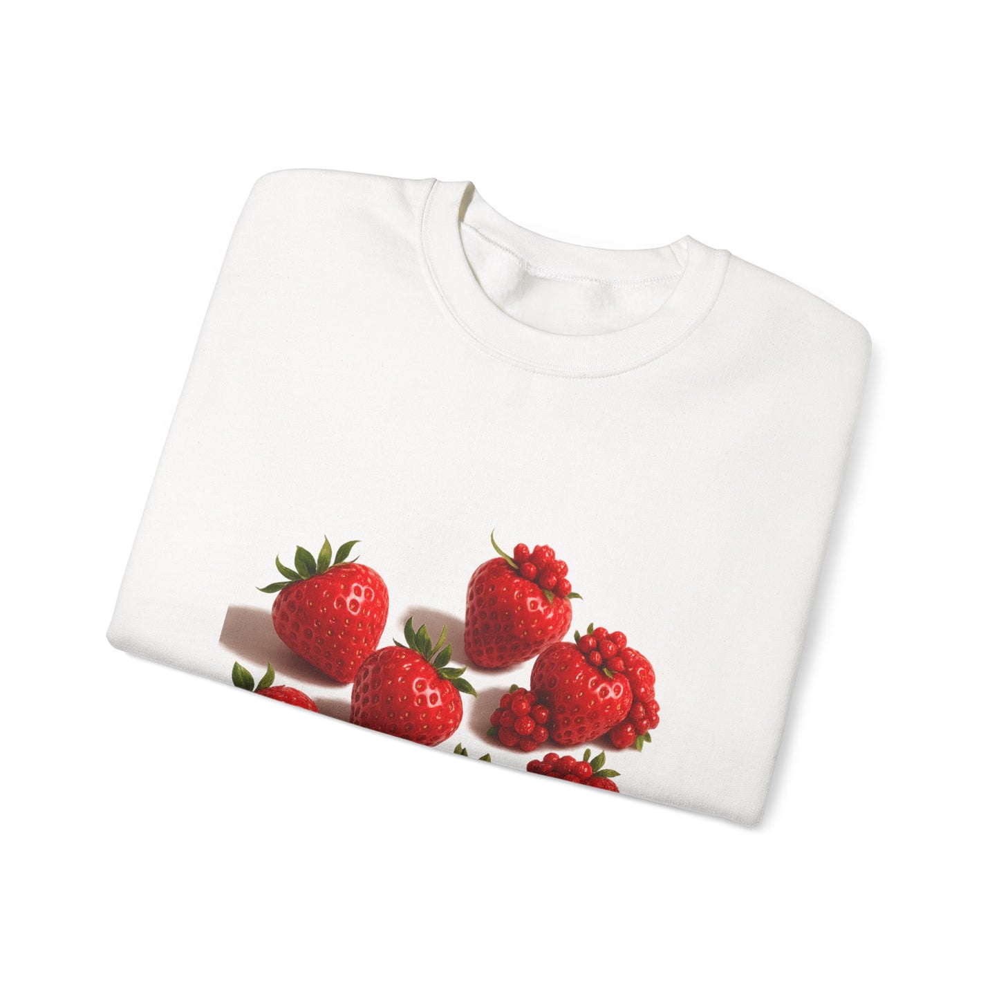 Strawberry Sweatshirt – Cozy Unisex Crewneck for Fall