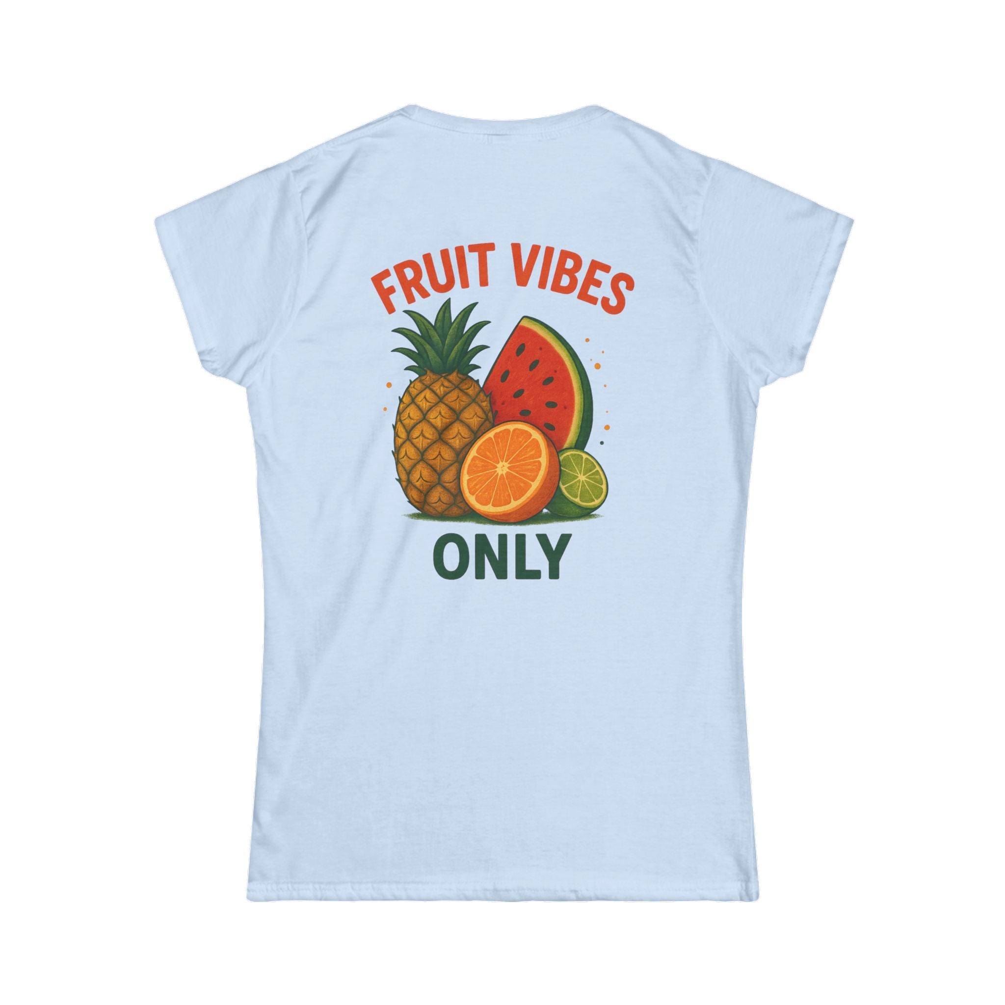 Fruit Vibes Tee – Tropical Summer Style for Women www.PrintOne1.com