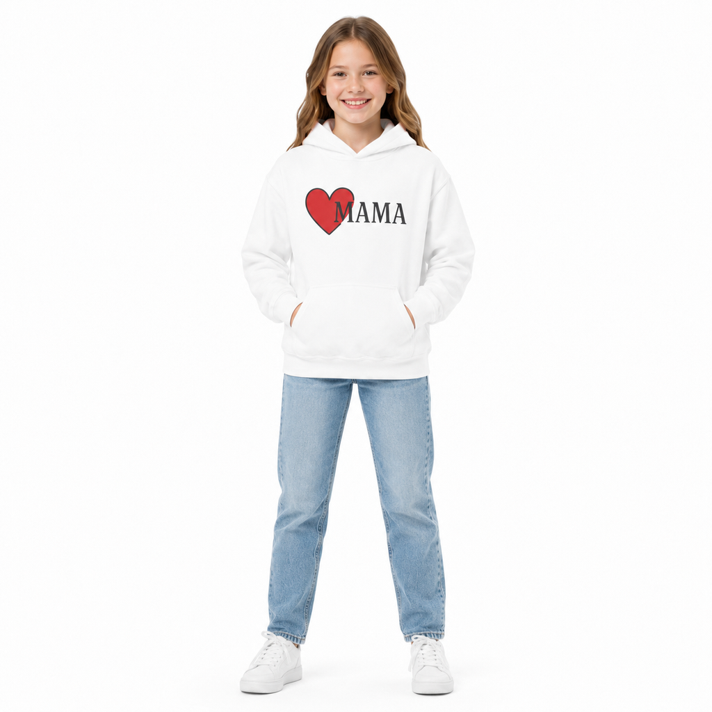 Kids Hoodies Love Mama Youth Hoodie Cozy Gift for Kids!