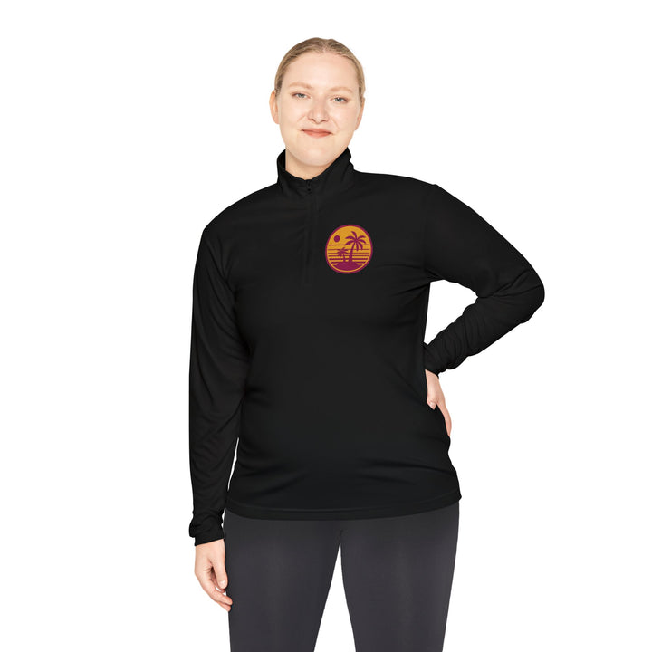 Unisex Quarter-Zip Pullover – Beach-Ready Comfort
