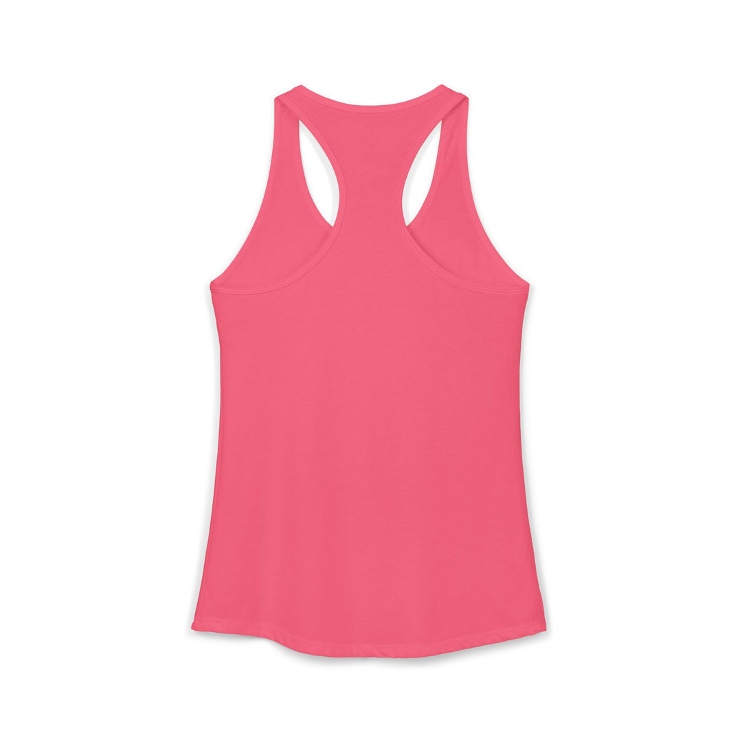 Pink tank top on a white background