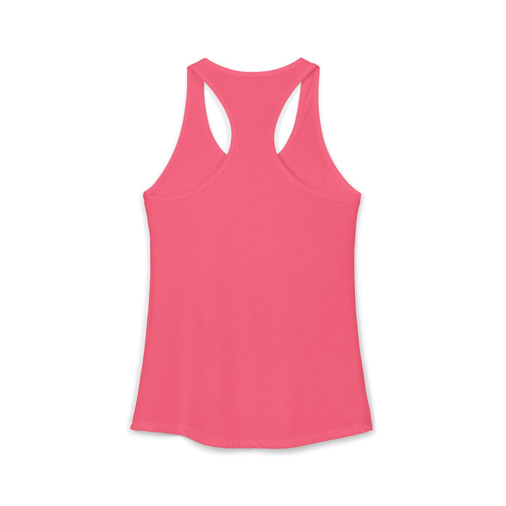 Pink tank top on a white background