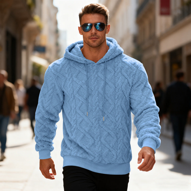 Mens Hoodies - Cozy Fleece Lined Pullover Streetwear XL