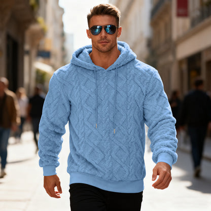 Mens Hoodies - Cozy Fleece Lined Pullover Streetwear XL