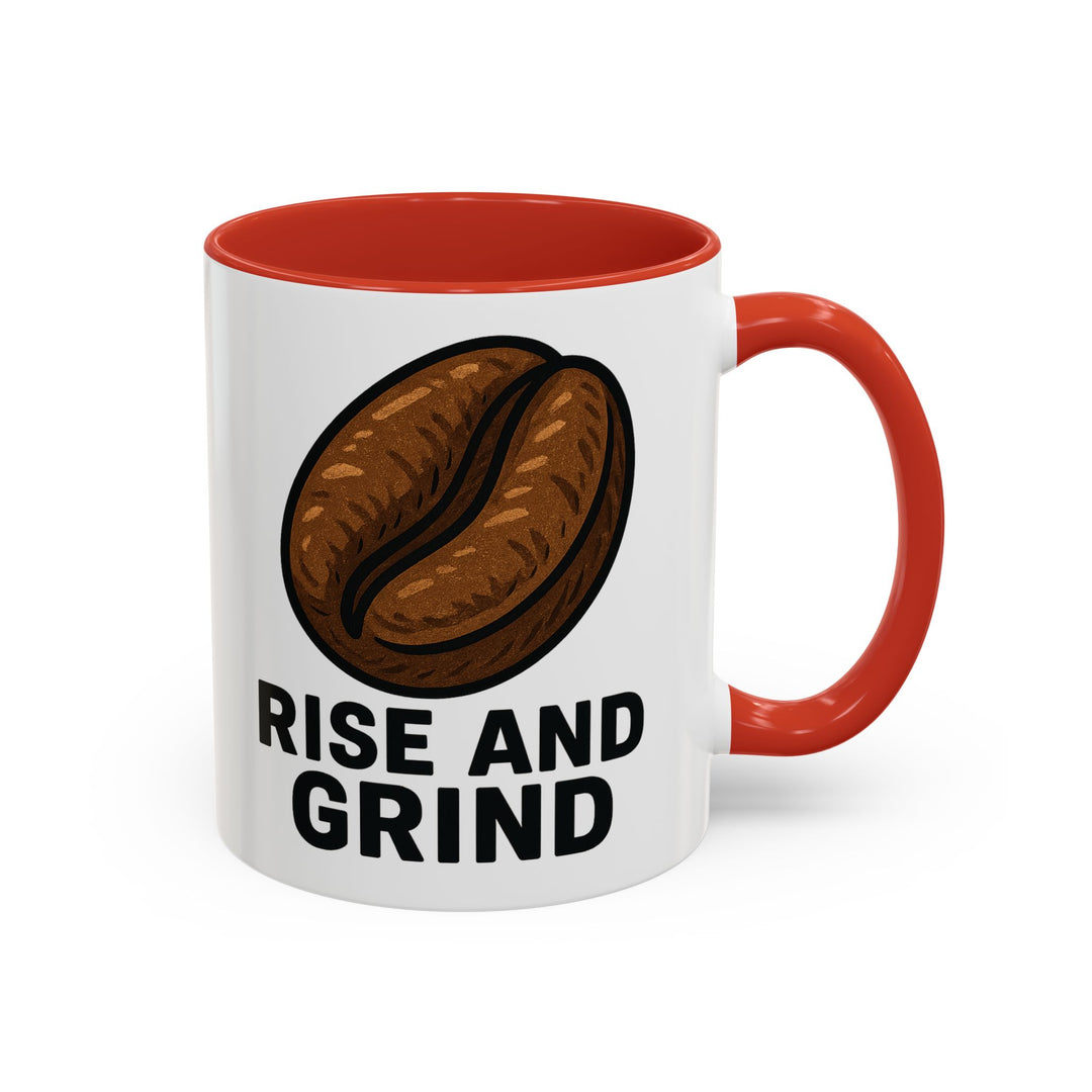 Motivierende Kaffeetasse - Rise and Grind