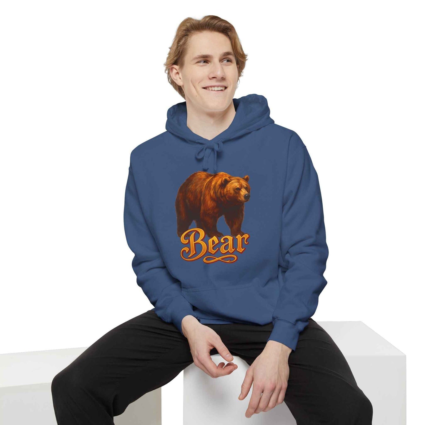 Bear Graphic Unisex Hoodie  - Cozy Outdoor Sweatshirt