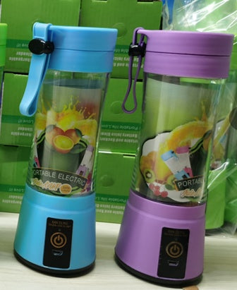USB Blender for Smoothies - Rechargeable 6-Blade 380ml!
