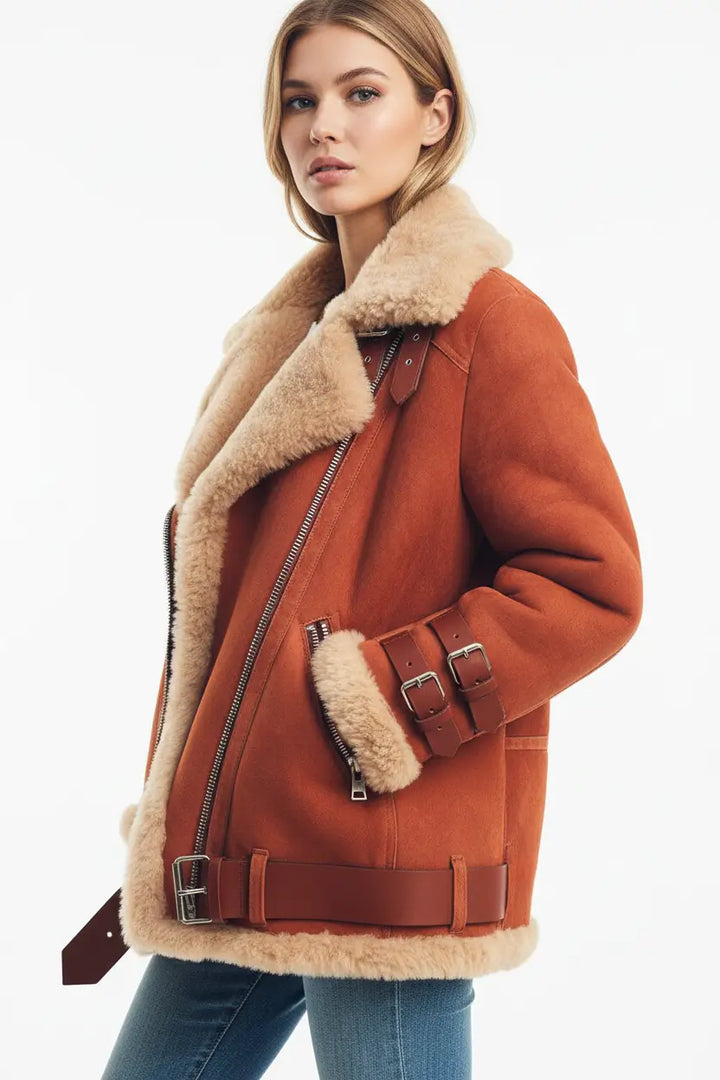 plus size women winter coat European style tailoring neutral setting