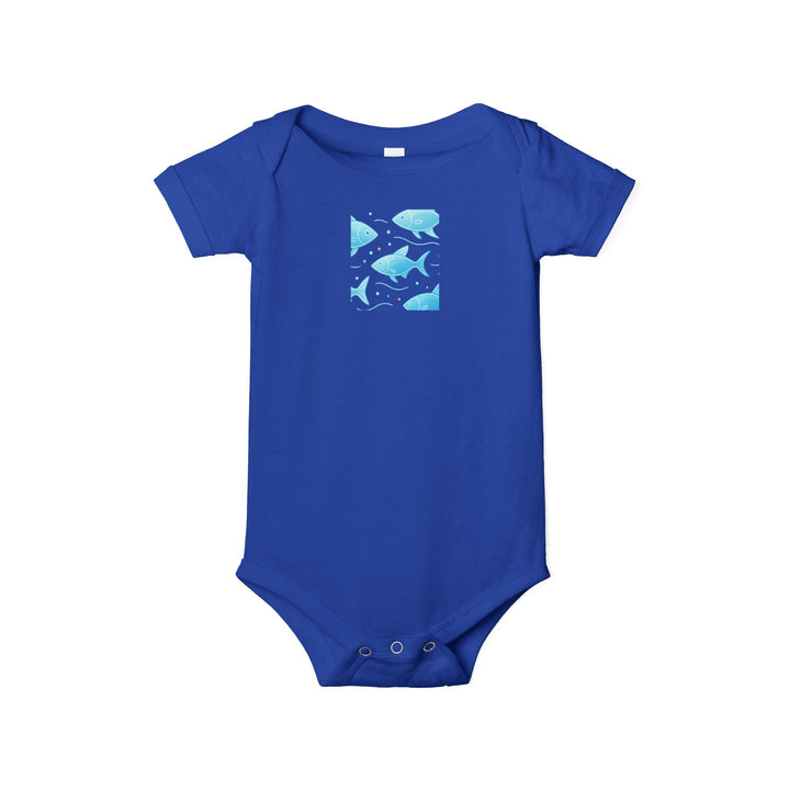Baby Bodysuit – Ocean Style, Soft Airlume Cotton