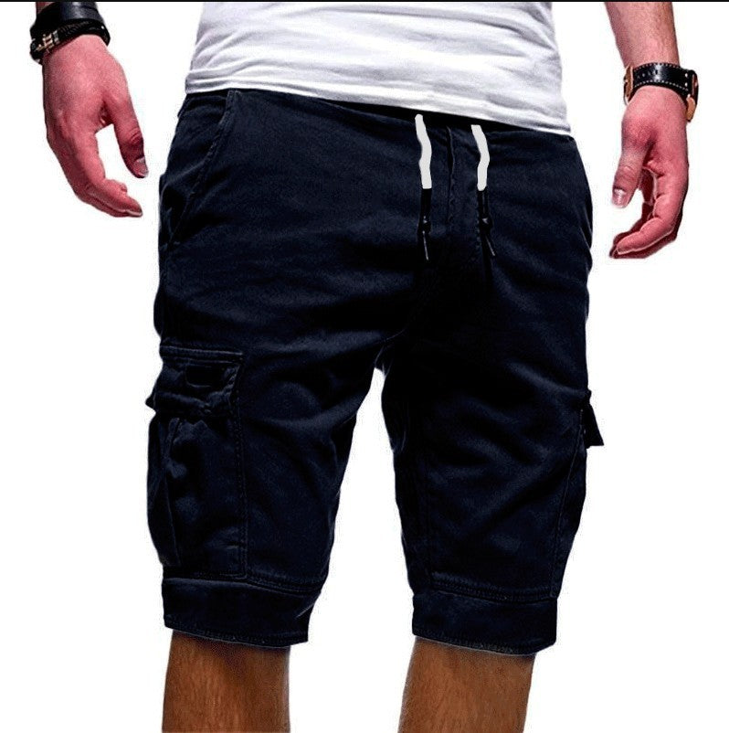Men’s Summer Shorts – Cotton Multi-Pocket Comfort
