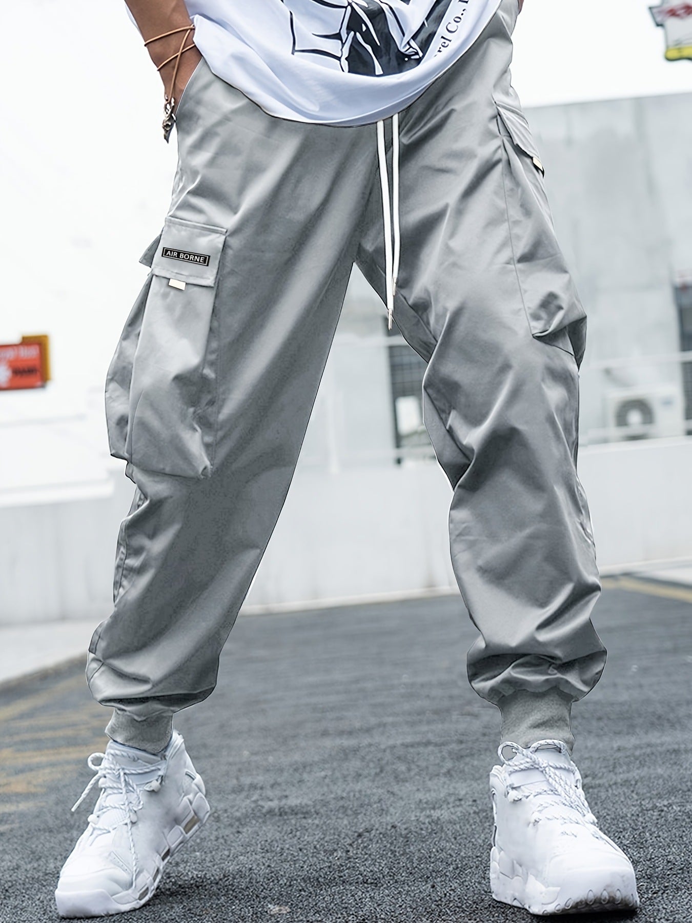 Men’s Hip Hop Cargo Pants - Multi Pocket Streetwear