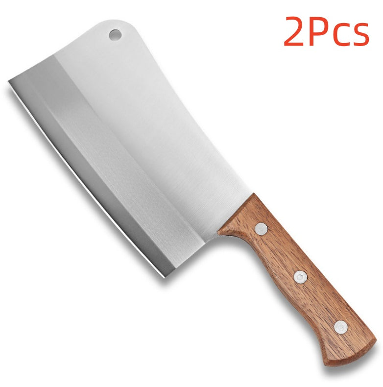 stainless steel kitchen knife modern simplicity style on white kitchen background