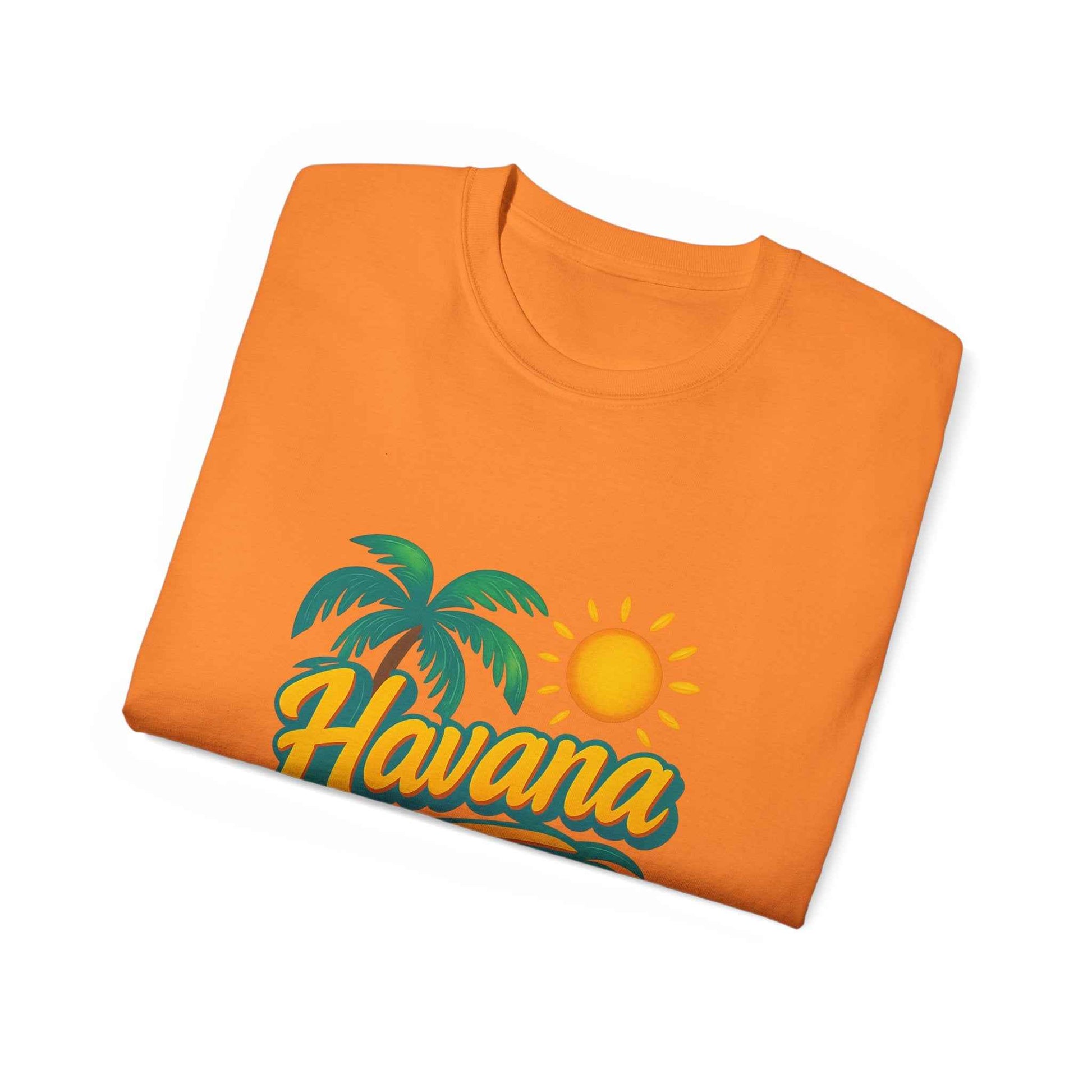 Sunset Escape: Havana Tropical Vibe Tee  Unisex Summer Shirt