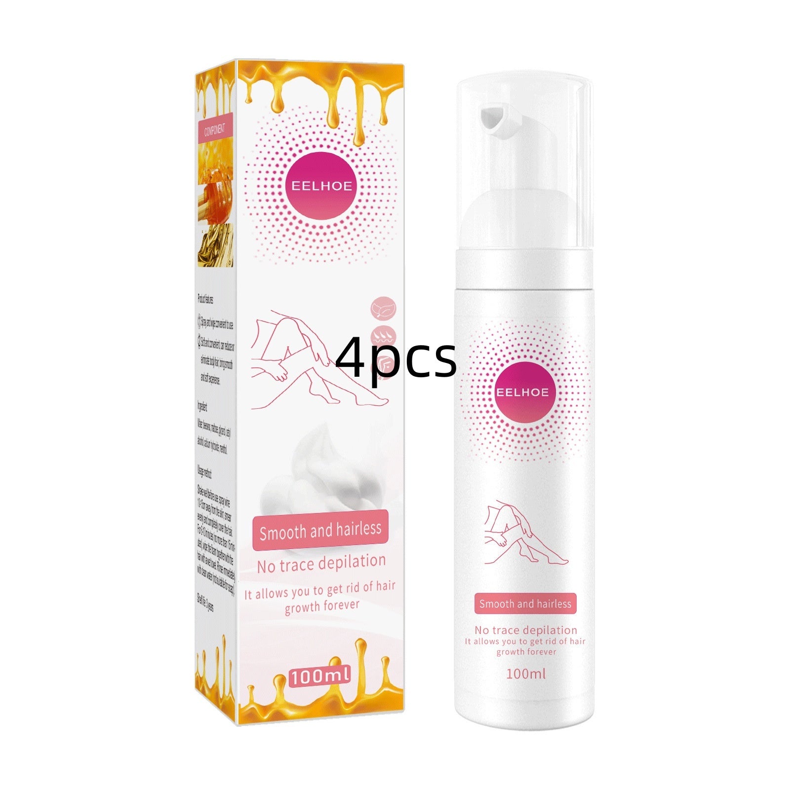 Gentle Hair Removal Spray for Smooth Skin – 30ml/100ml