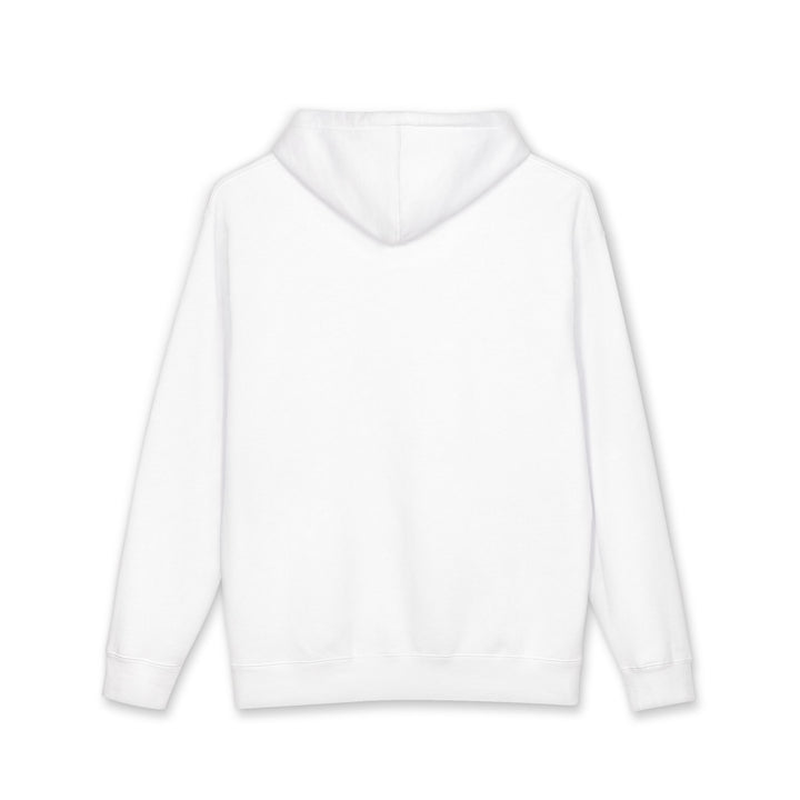 Fleece lined hoodie hood depth and stitching detail premium build