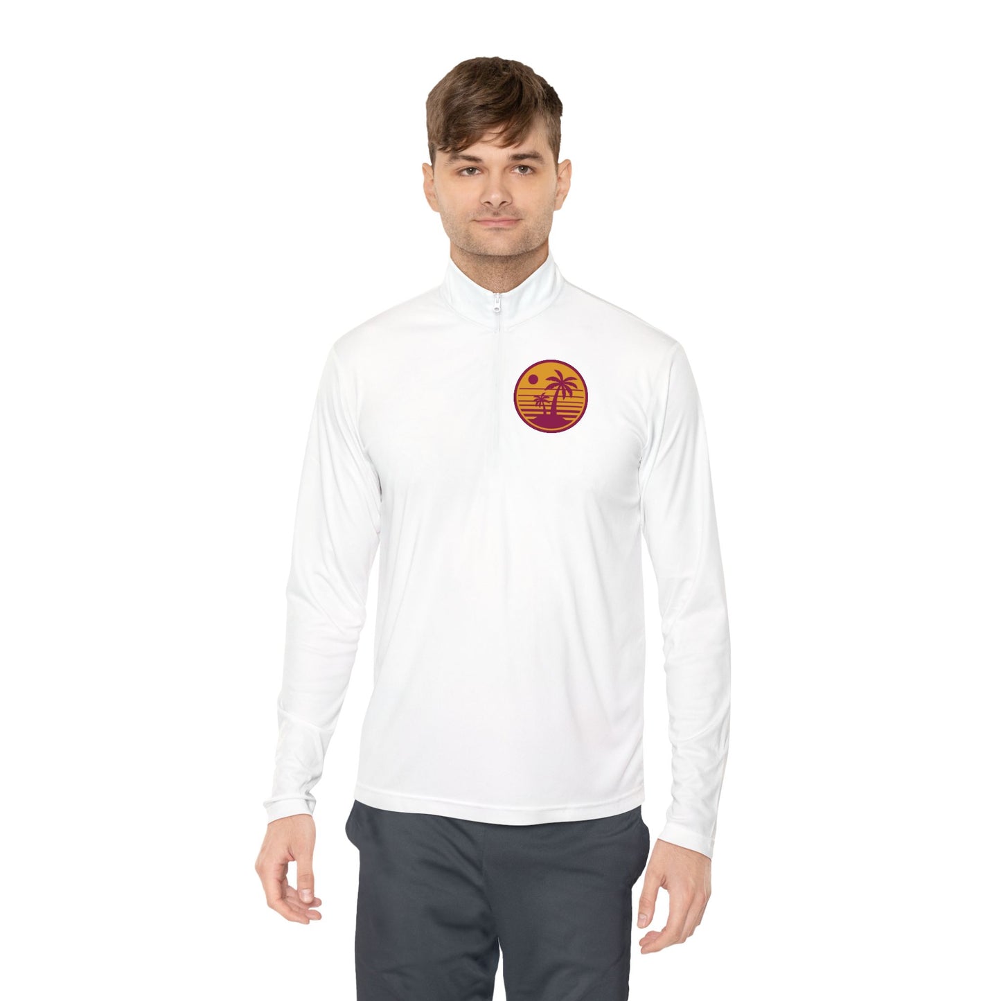 Unisex Quarter-Zip Pullover – Beach-Ready Comfort