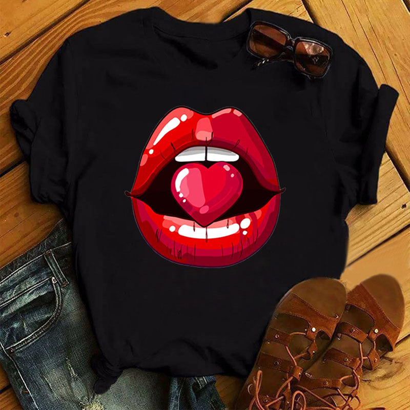 Poker Spades Sequin Women’s T Shirt Cotton Fit Style