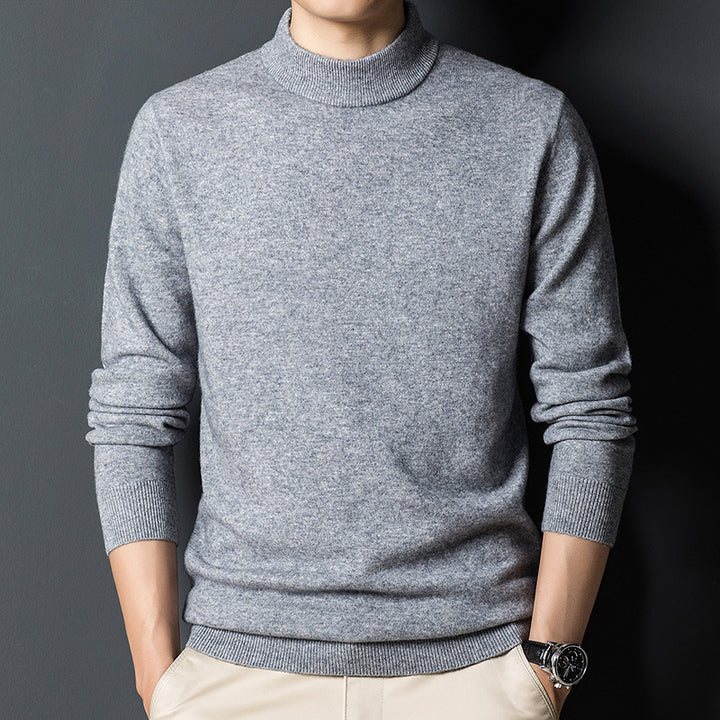 Men’s Slim-Fit Mock-Neck Long-Sleeve Top Comfort Dailys