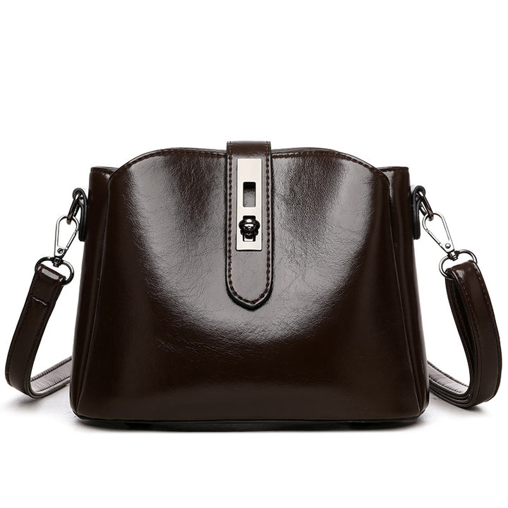 minimalist PU leather bag designed for everyday elegance with soft structure and luxury look