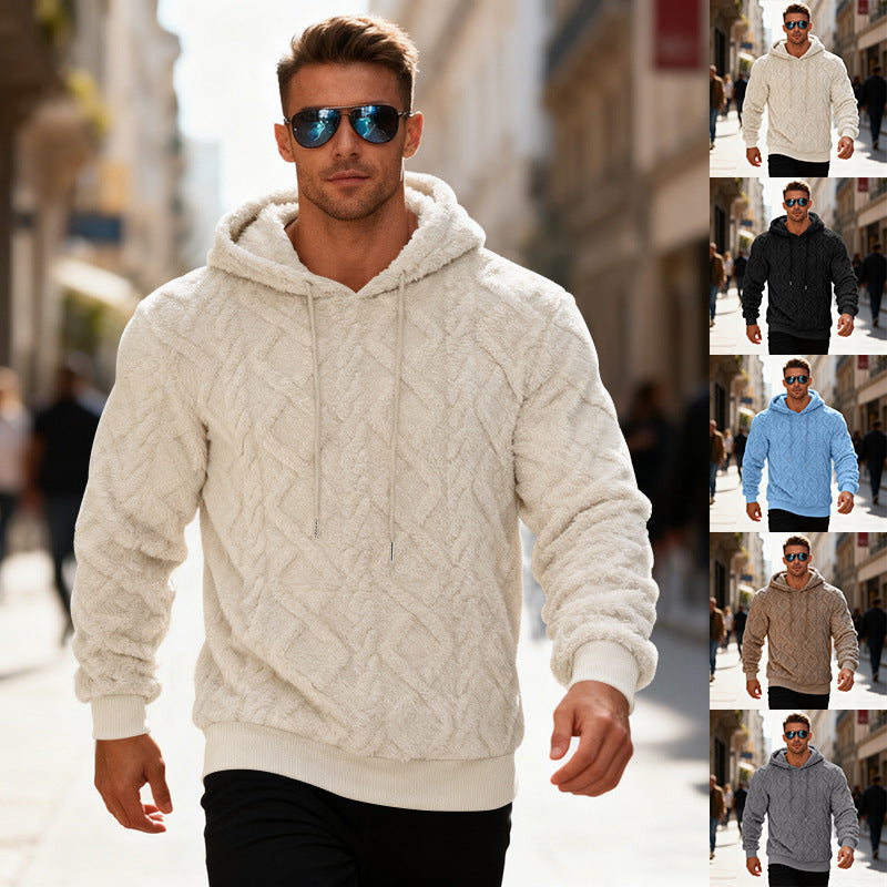 Mens Hoodies - Cozy Fleece Lined Pullover Streetwear XL