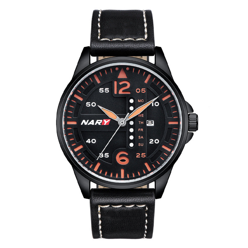 Men's Quartz Watch For Refined Everyday Confidence Look