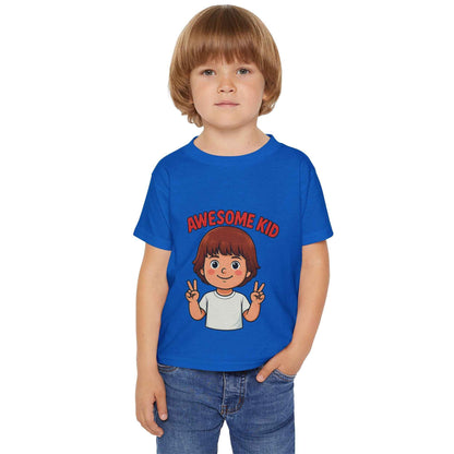 Awesome Kid Toddler T-shirt - Fun, Comfy  Play-Ready Tee