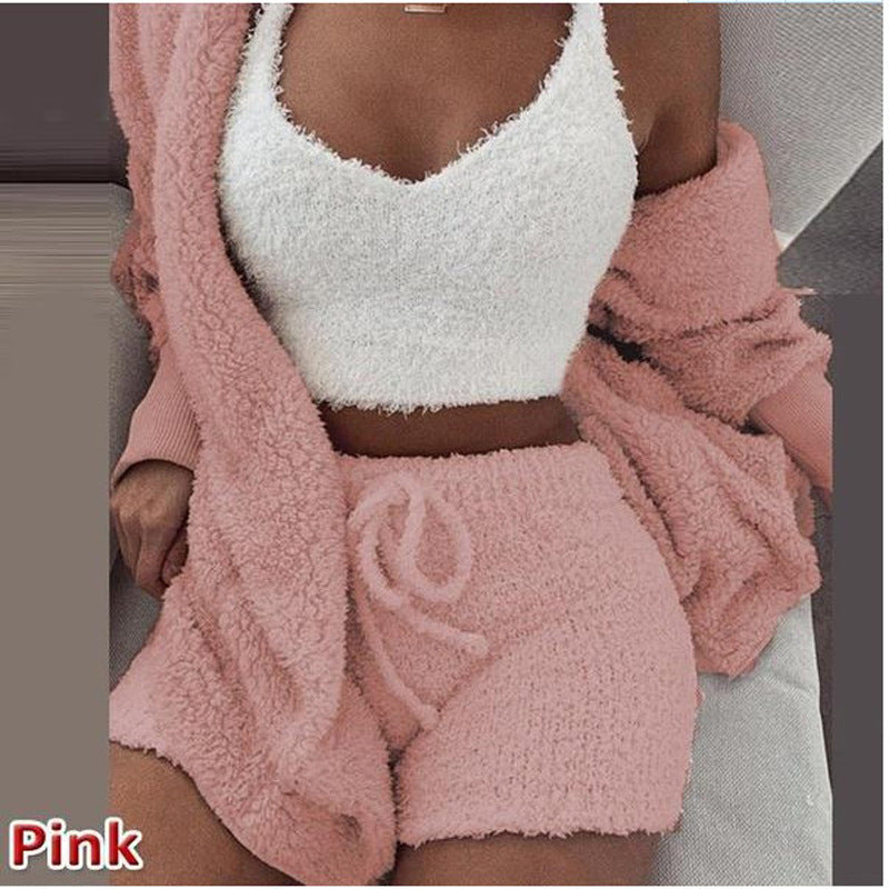 Luxury 3 Piece Women Set Blazer Vest Shorts Outfit Chic Fit