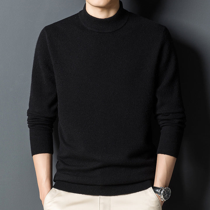 Men’s Slim-Fit Mock-Neck Long-Sleeve Top Comfort Dailys