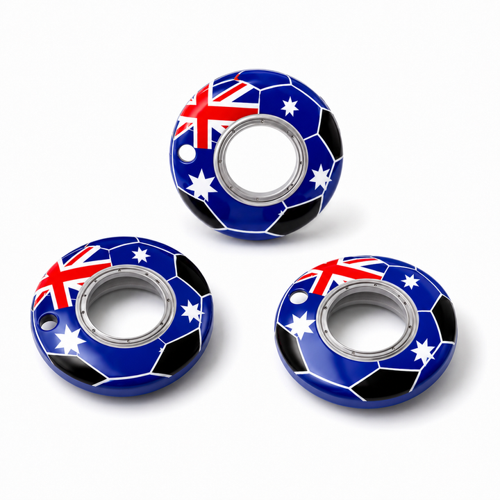 Fidget Spinner Keychain Football Stress Relief Toy 2026