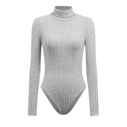 high neck bodysuit close-up brushed pique texture, moderate stretch polyester for sculpted silhouette and comfort
