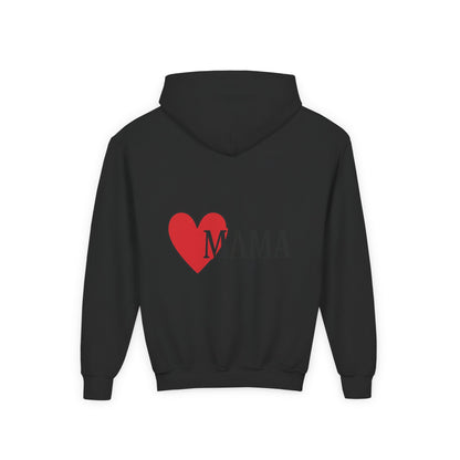 Heartfelt Mama Youth Hoodie – Cozy Gift for Kids