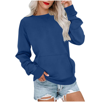 Women's Loose Long Sleeve Sweater – Cozy & Loose Fit