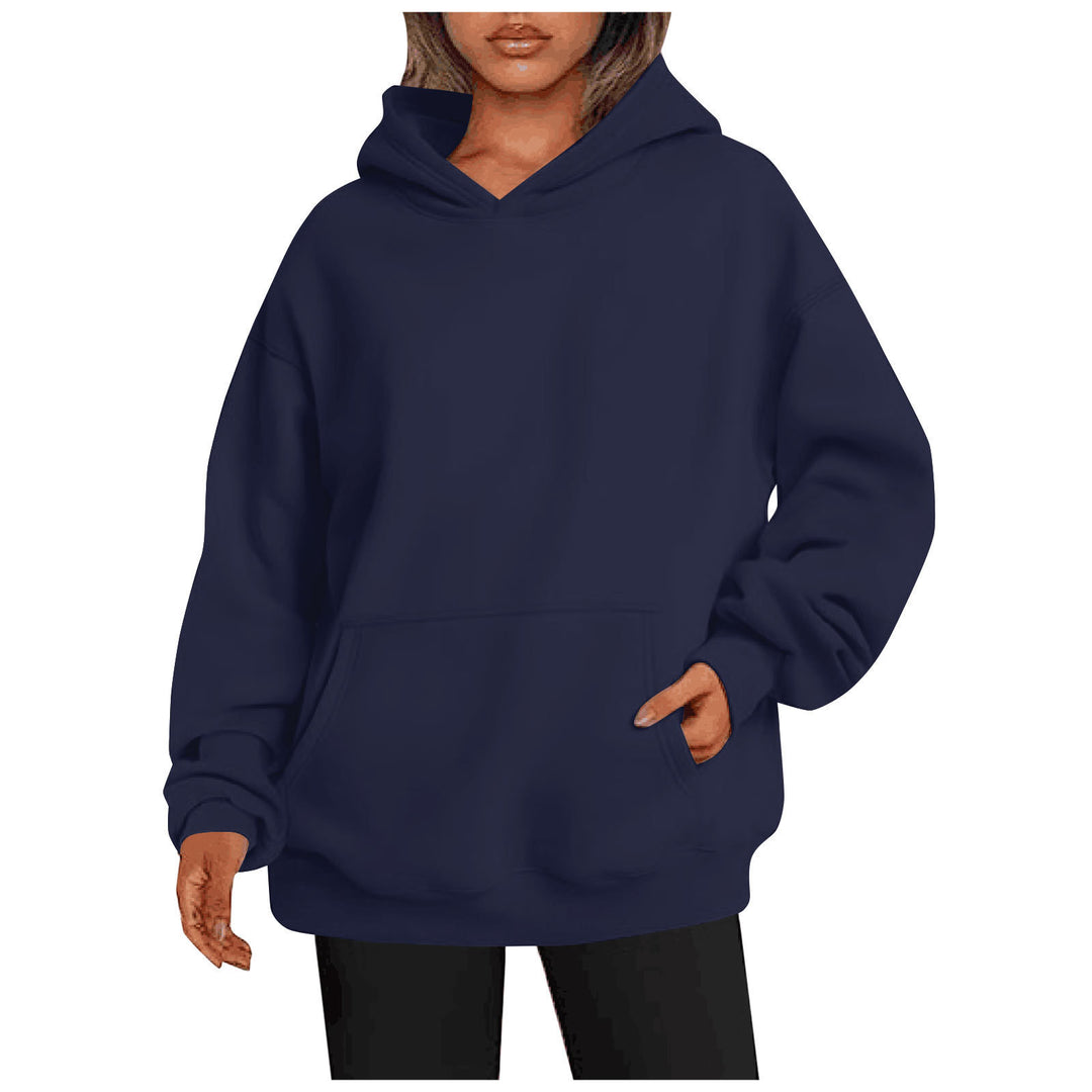 Oversized Women Hoodie With Pockets Casual Pullover Style