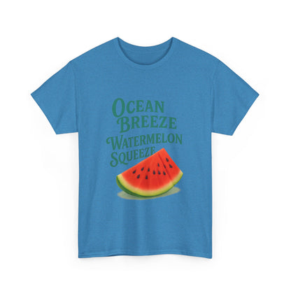 Watermelon Summer Tee – Unisex Cotton Beach Shirt