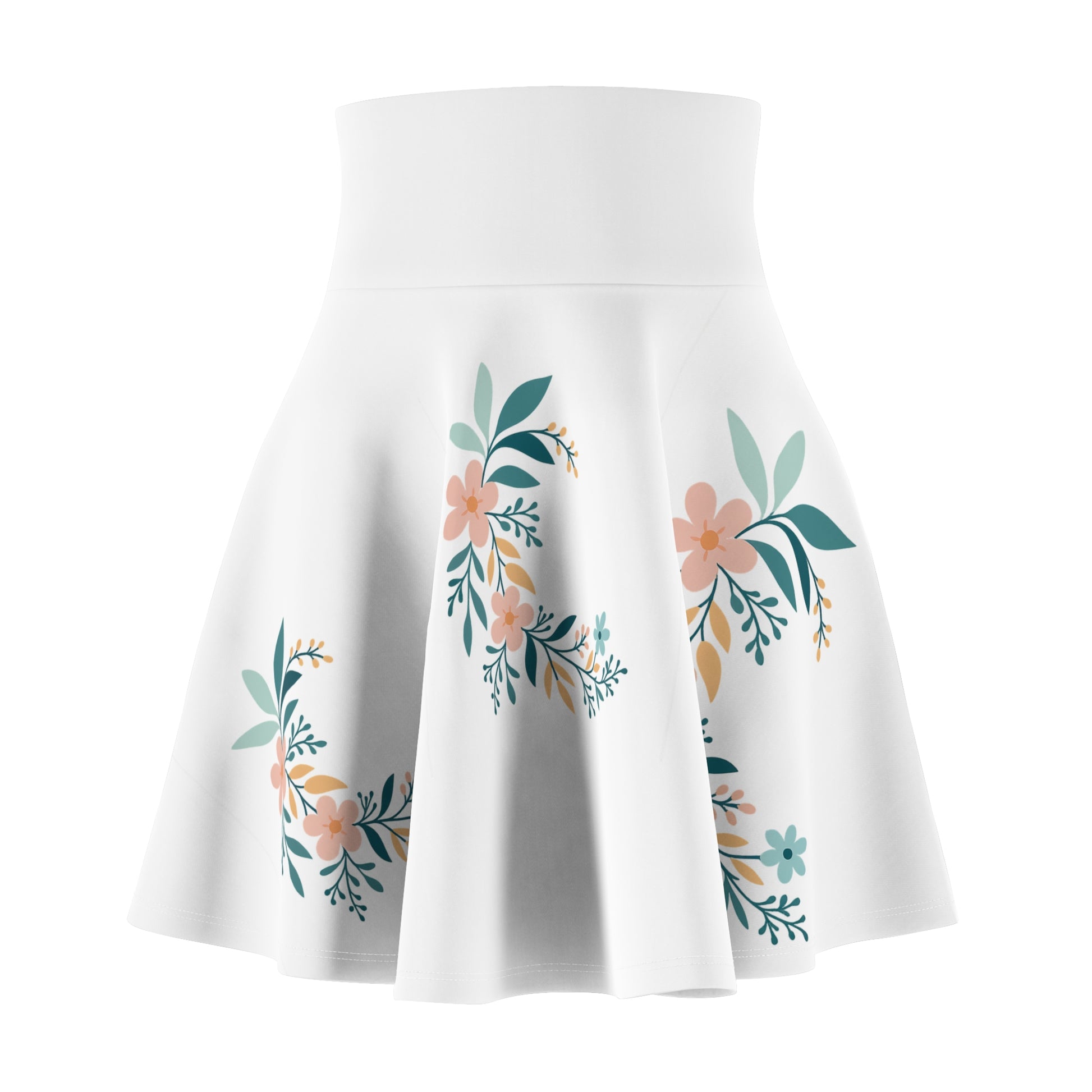 Lightweight floral skater skirt perfect for warm weather

