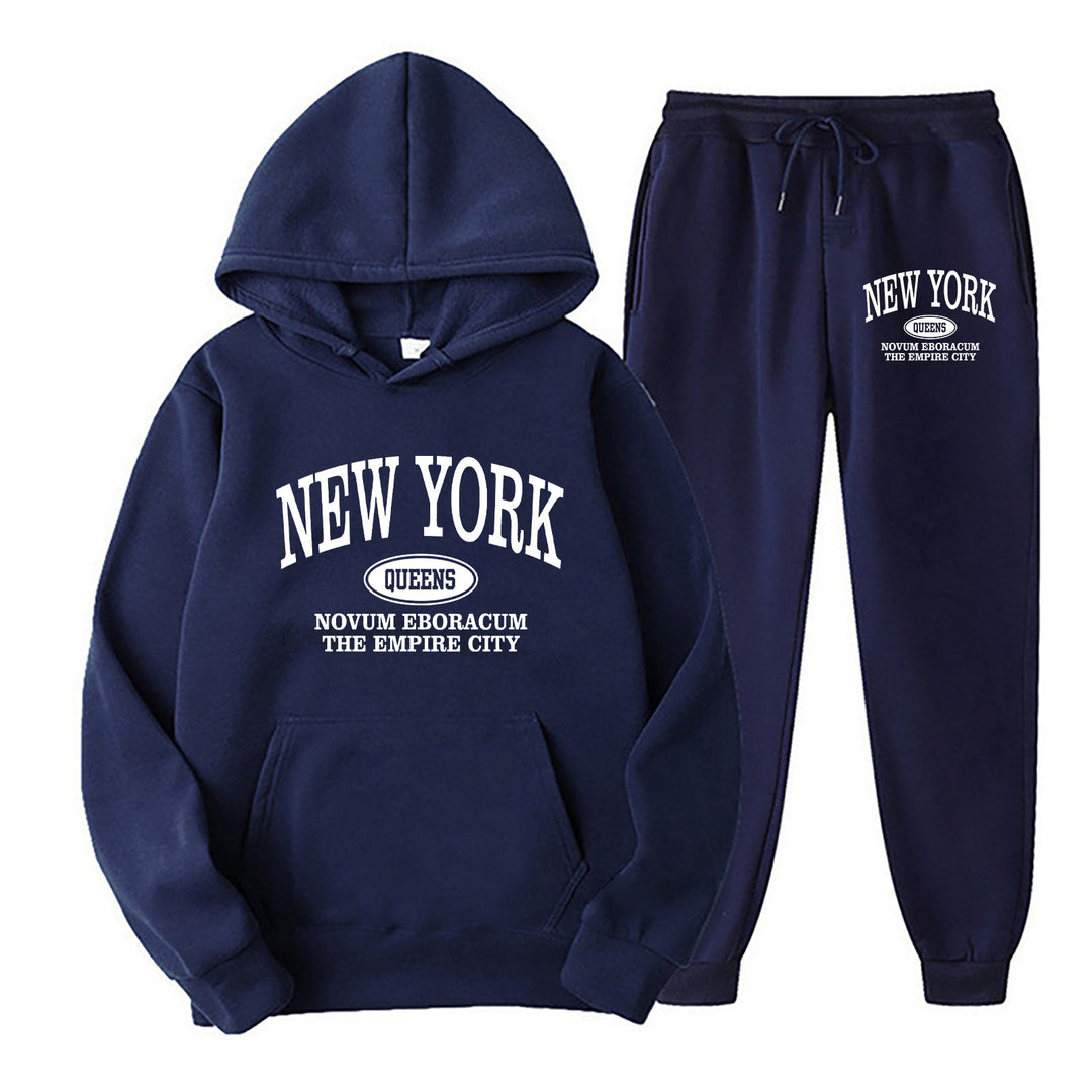 Graphic sweatshirt and sweatpants set product view