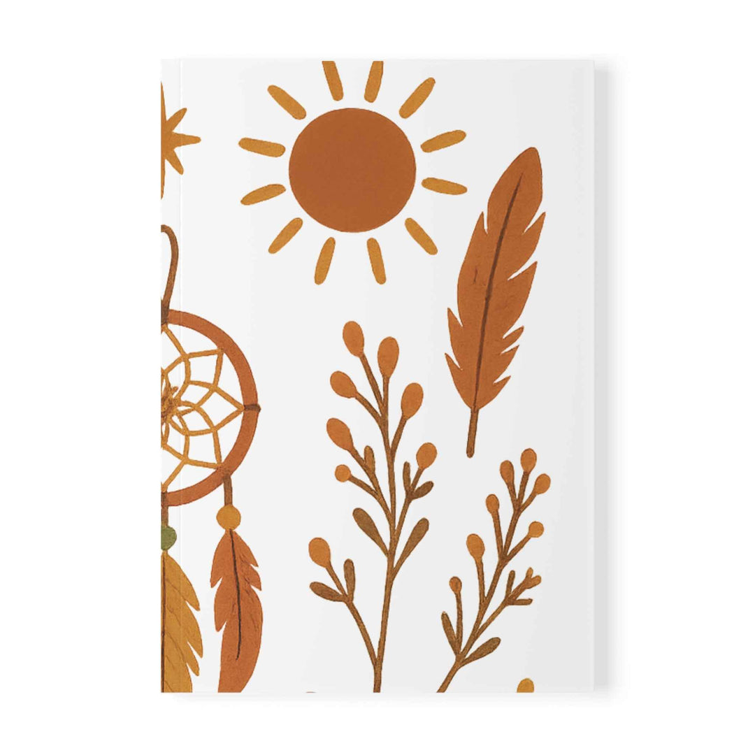 Boho Dreamcatcher A5 Journal – Softcover Notebook