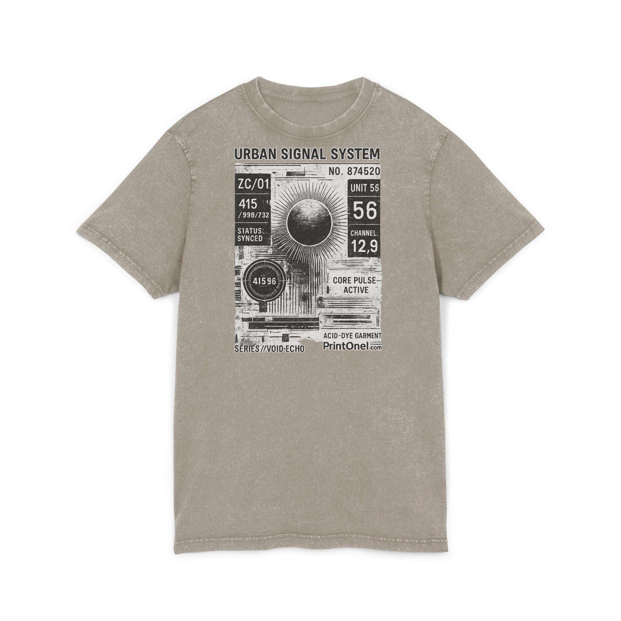 Urban Acid Wash Tee – Retro Streetwear Statement www.PrintOne1.com